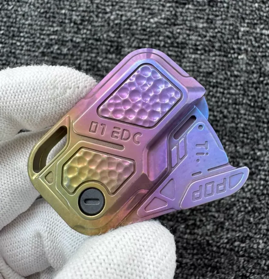 Used EDC 01edc pop ice crystal titanium shake card pink purple fidget slider decompression toy
Used EDC 01edc pop ice crystal titanium shake card pink purple fidget slider decompression toy