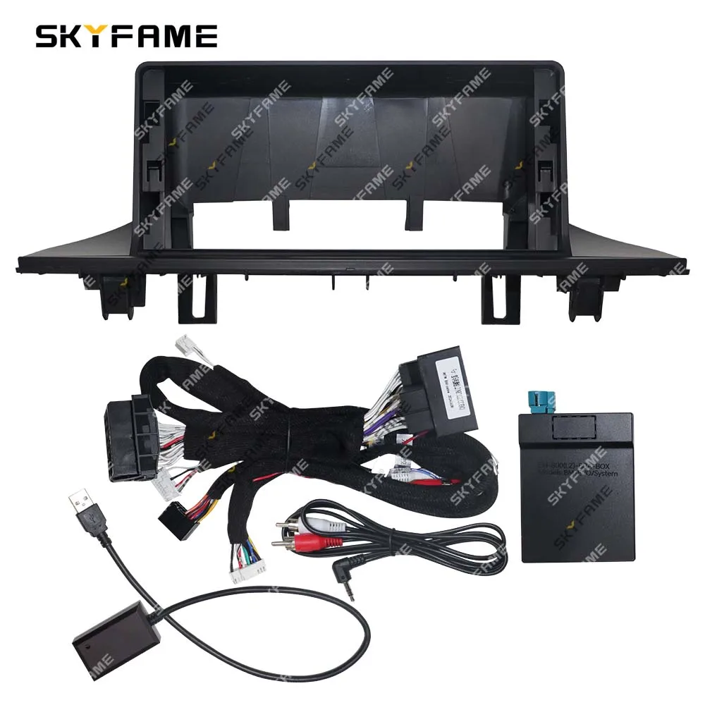 SKYFAME автомобильный 12,3-дюймовый каркасный адаптер, декодер Canbus Box, Android радиоприемник, комплект панели для BMW X1 F48
SKYFAME автомобильный 12,3-дюймовый каркасный адаптер, декодер Canbus Box, Android радиоприемник, комплект панели для BMW X1 F48