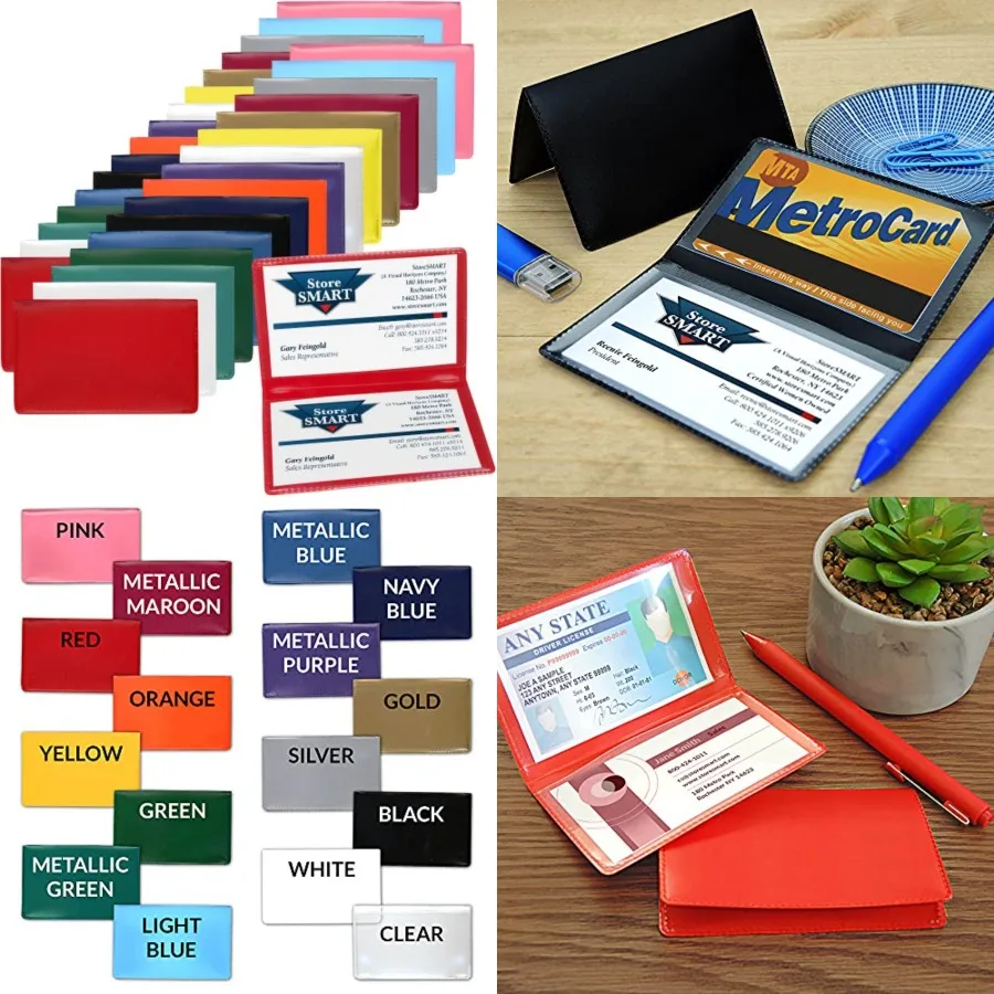 Folding Business Card Holders Rainbow - Each Side Holds 2" x 3 1/4" - RPP2915VP
Folding Business Card Holders Rainbow - Each Side Holds 2" x 3 1/4" - RPP2915VP