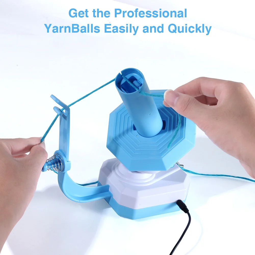Yarn Winder Electric Yarn Ball Winder USB Plug In Automatic Yarn Spinner Cake Dispenser Electric Spooler for Crochet Lovers
Yarn Winder Electric Yarn Ball Winder USB Plug In Automatic Yarn Spinner Cake Dispenser Electric Spooler for Crochet Lovers