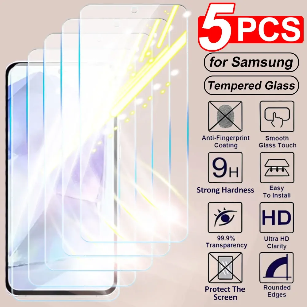 5pcs Tempered Glass Screen Protector for Samsung Galaxy A56 A55 A54 A36 A35 A34 A25 A24 A15 A14 A05 A05S A53 A52S A52 A51 Glass
5pcs Tempered Glass Screen Protector for Samsung Galaxy A56 A55 A54 A36 A35 A34 A25 A24 A15 A14 A05 A05S A53 A52S A52 A51 Glass