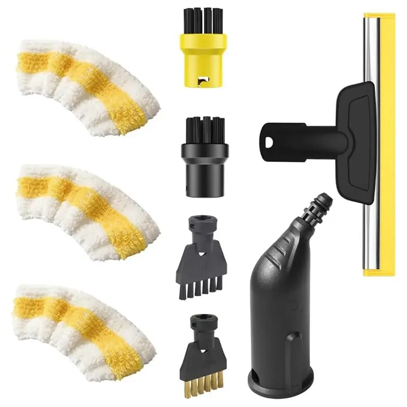 B69A For Karcher SC1 SC2 SC3 SC4 SC5 Steam Cleaner Nozzle Accessories Round Brush Grout Brushes Window Squeegee And Microfiber C
B69A For Karcher SC1 SC2 SC3 SC4 SC5 Steam Cleaner Nozzle Accessories Round Brush Grout Brushes Window Squeegee And Microfiber C