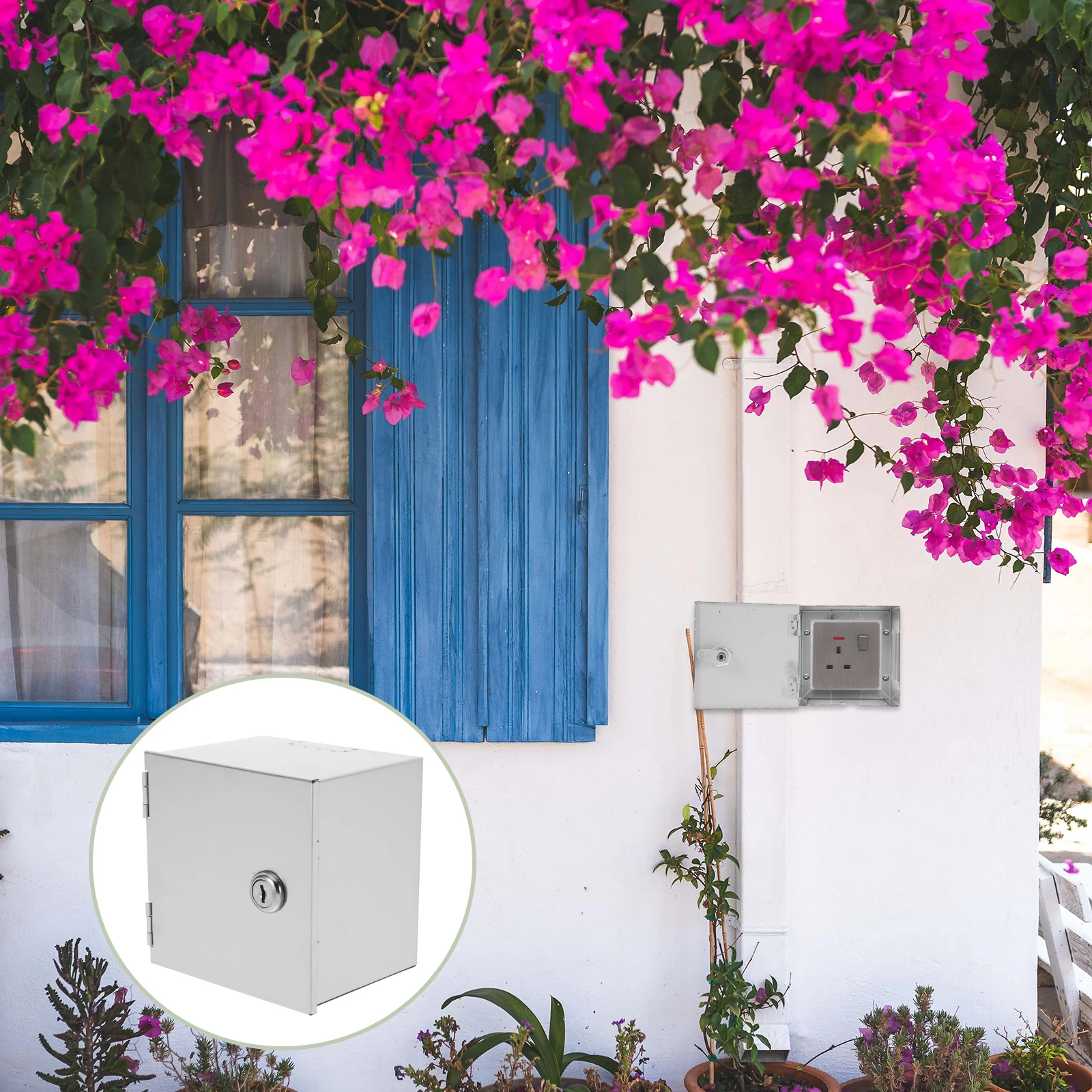 Electric Socket Protection Box Stainless Steel Anti Theft Outlet Cover Heavy Duty Electrical Box Outdoor Switch Cover Waterproof
Electric Socket Protection Box Stainless Steel Anti Theft Outlet Cover Heavy Duty Electrical Box Outdoor Switch Cover Waterproof