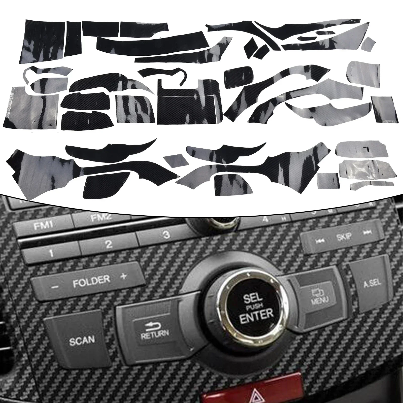 38pcs/Set 5D Car Interior Decor Trim Sticker Decal Carbon Fiber Color For Acura TSX 2009-2014 Dashboard Console Gear Decoration
38pcs/Set 5D Car Interior Decor Trim Sticker Decal Carbon Fiber Color For Acura TSX 2009-2014 Dashboard Console Gear Decoration