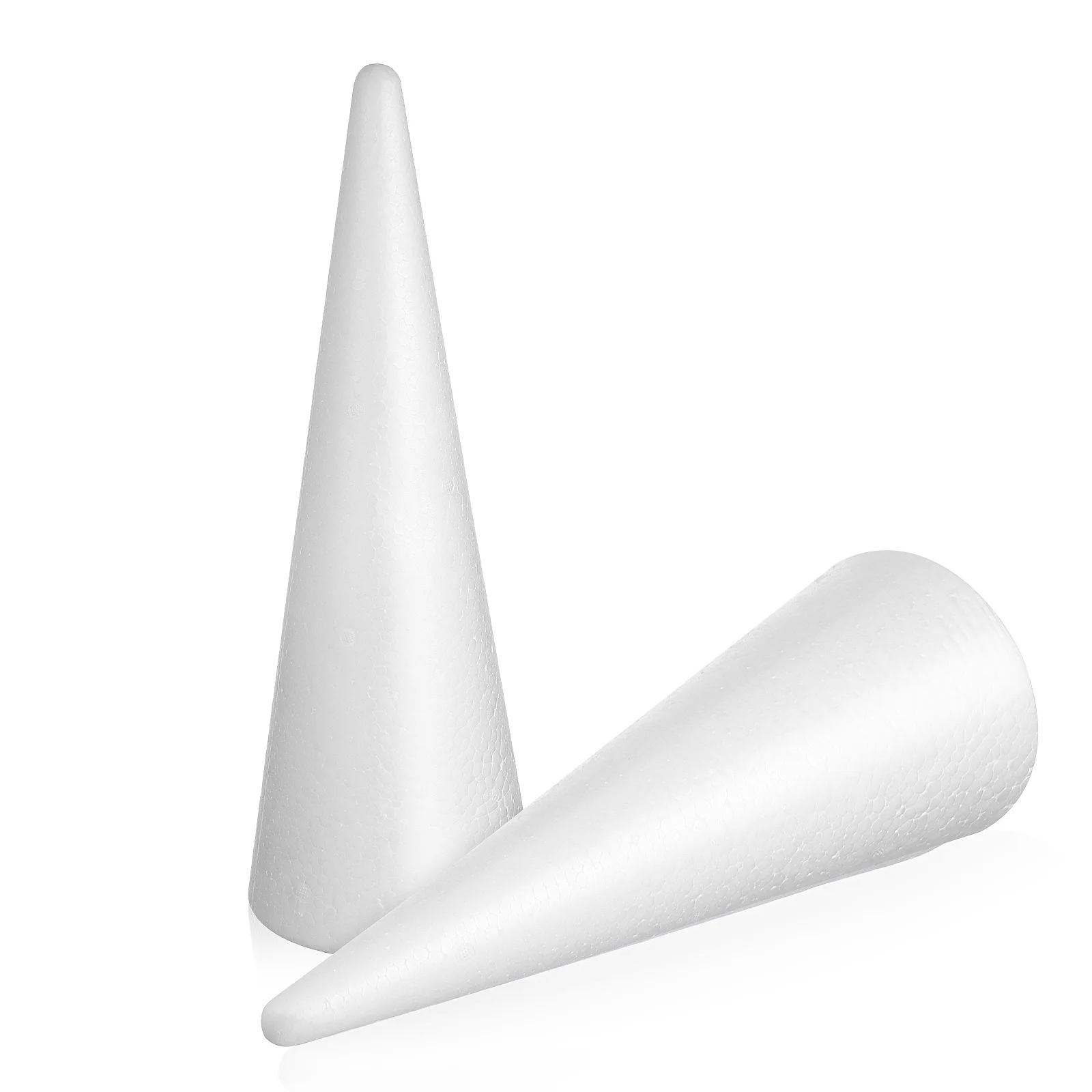 2 pcs Foam Cones For Crafts: White Cone Shaped Craft Supplies Diy Christmas Wedding School Art Projects Home Decor Craft Foam
2 pcs Foam Cones For Crafts: White Cone Shaped Craft Supplies Diy Christmas Wedding School Art Projects Home Decor Craft Foam