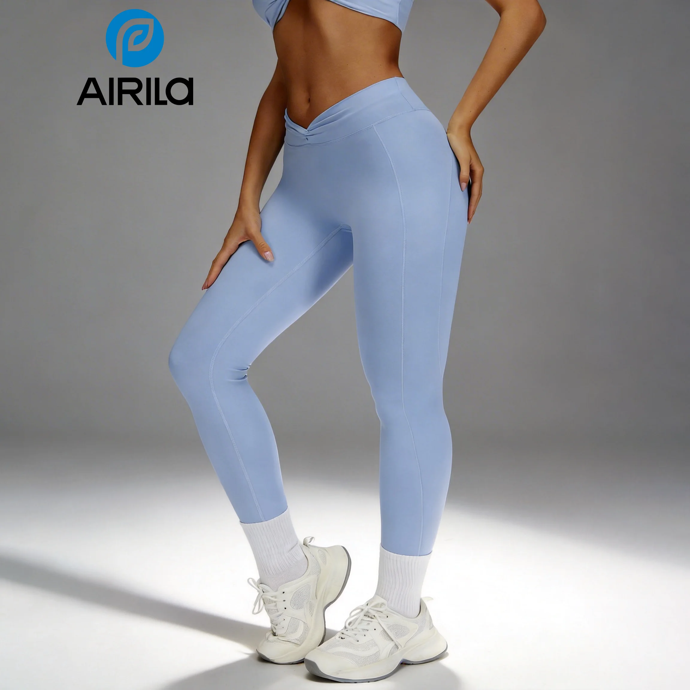 Airila Fitness Leggings V-Crossed Knotted High Waist Yoga Set Pilates Push up 4-Way Stretch Butt Lifting Running Sportswear Quick Dry Athleisure Seamless Breathable Soft Fabric
Airila Fitness Leggings V-Crossed Knotted High Waist Yoga Set Pilates Push up 4-Way Stretch Butt Lifting Running Sportswear Quick Dry Athleisure Seamless Breathable Soft Fabric