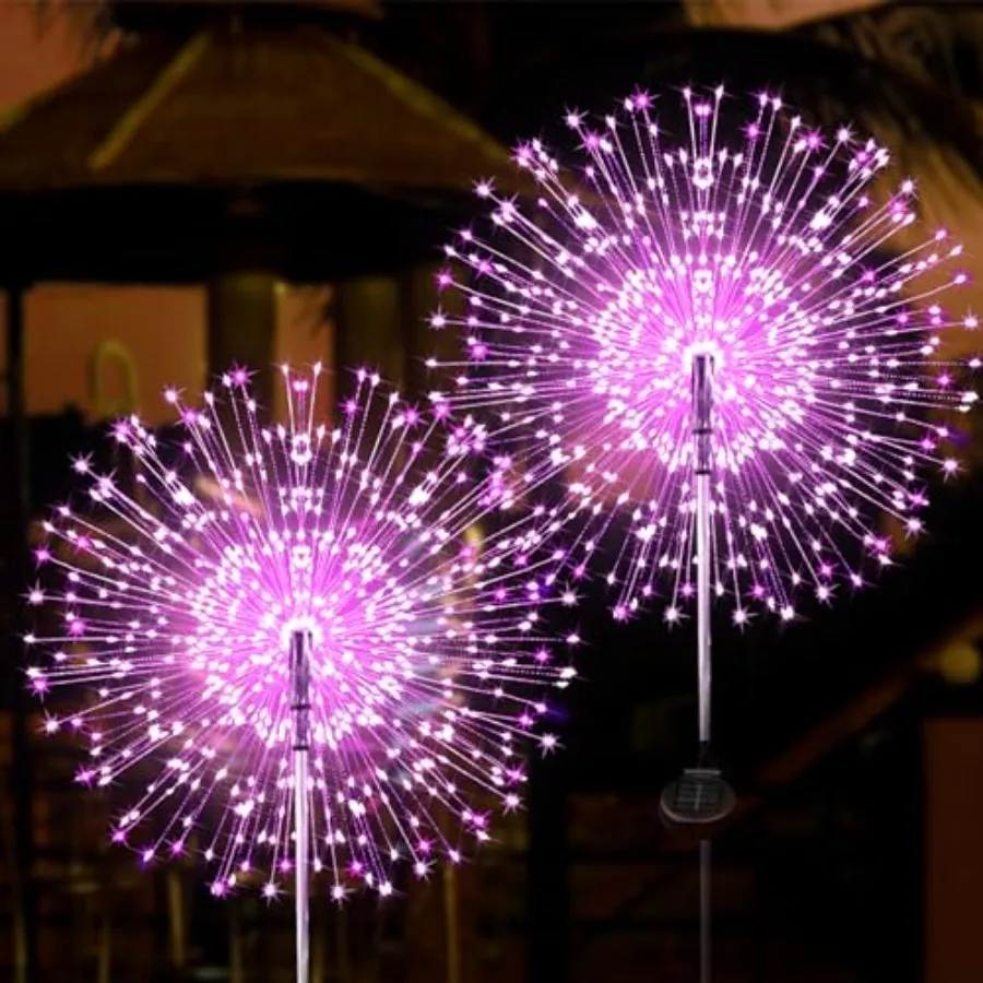 Solar Firework Lights, Lighting Modes Solar Lights Outdoor Waterproof for Garden Patio Walkway Pathway Party Wedding Christmas
Solar Firework Lights, Lighting Modes Solar Lights Outdoor Waterproof for Garden Patio Walkway Pathway Party Wedding Christmas