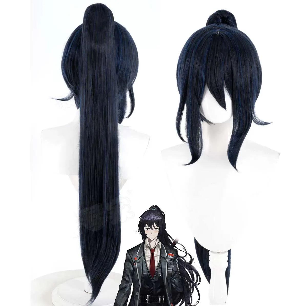 Adult Women Game Limbus Company Hong Lu Cosplay Long Straight Dark Blue Ponytail Wig
Adult Women Game Limbus Company Hong Lu Cosplay Long Straight Dark Blue Ponytail Wig
