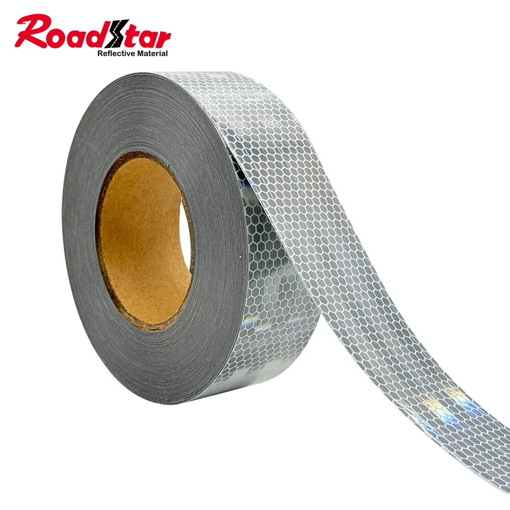 Roadstar UV Aluminized Soft Prismatic Reflective Tape White Conspicuity Marking Tape for Car Truck with Reinforced Glue RS-2850N
Roadstar UV Aluminized Soft Prismatic Reflective Tape White Conspicuity Marking Tape for Car Truck with Reinforced Glue RS-2850N
