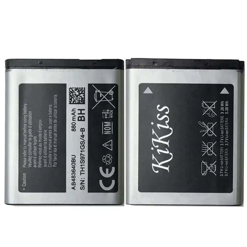 AB483640BU Battery For Samsung J600 J608 C3050C S7350C F619 C3050 E740 E748 F110 F118 G618 L600 L608 B3210 M519
AB483640BU Battery For Samsung J600 J608 C3050C S7350C F619 C3050 E740 E748 F110 F118 G618 L600 L608 B3210 M519