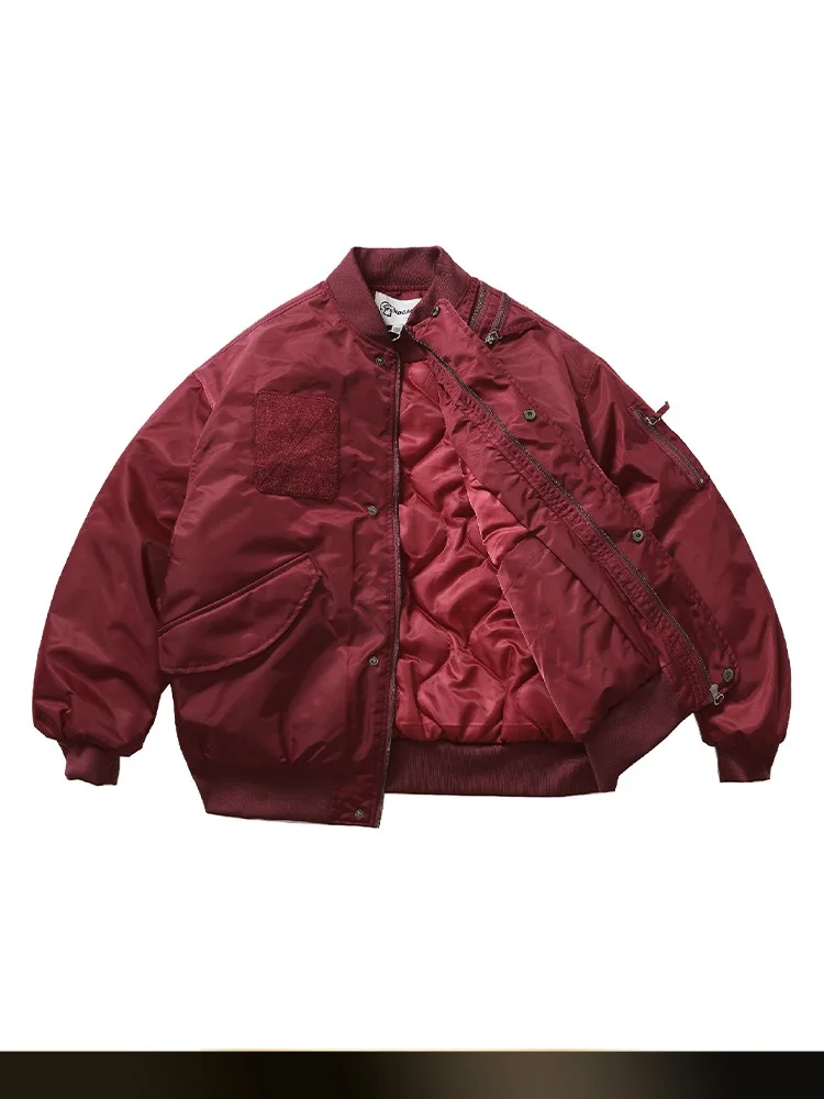 Nted American Retro Pure Color Pilot Baseball Jaet Cotton Coat Men Winter Outdoor Functional Workwear Cotton Outerwear
Nted American Retro Pure Color Pilot Baseball Jaet Cotton Coat Men Winter Outdoor Functional Workwear Cotton Outerwear