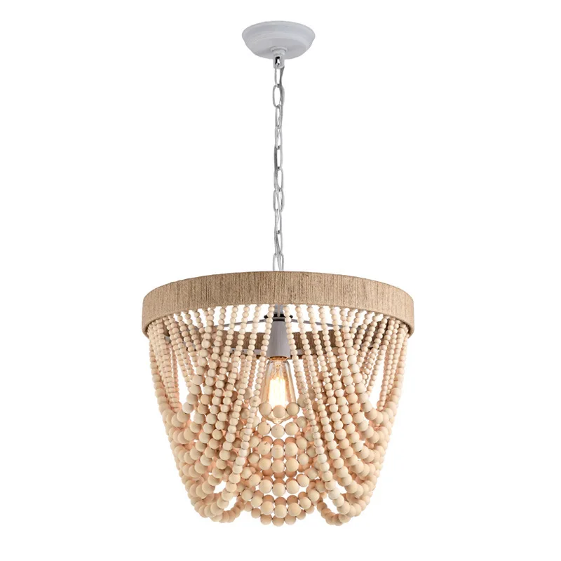 American wood beads rural wood art suction and hanging dual-purpose lamps living room dining room cloakroom chandelier
American wood beads rural wood art suction and hanging dual-purpose lamps living room dining room cloakroom chandelier
