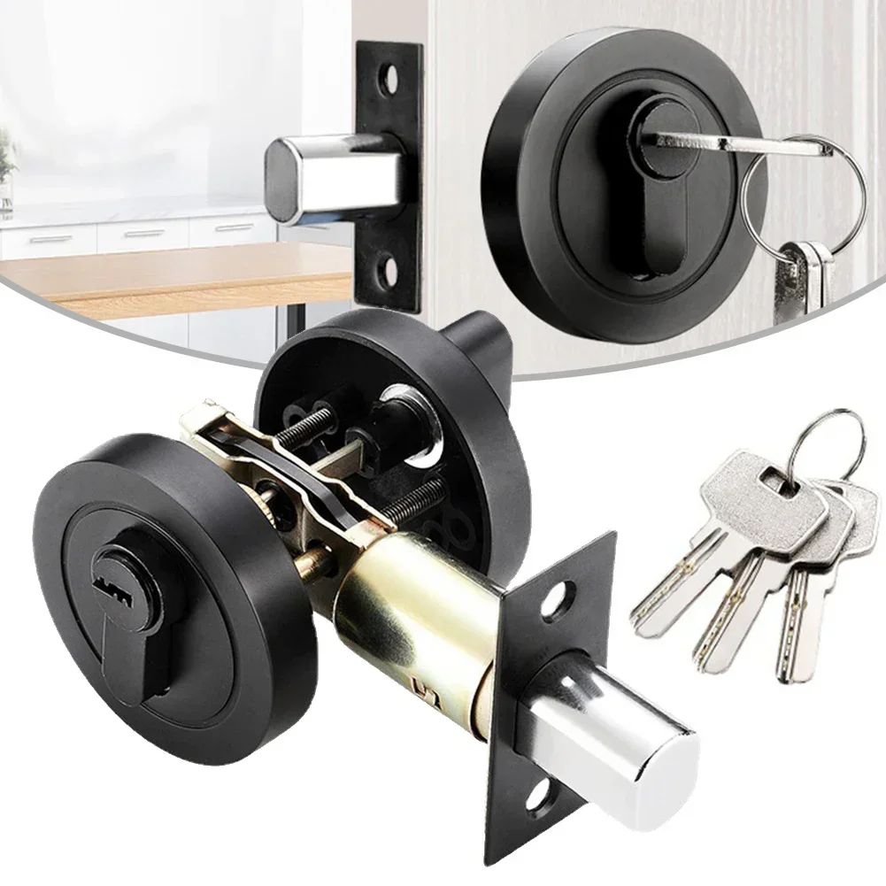 Invisible Door Lock Black Double-sided Rotary Switch Door Handles Lock Sliding Door Lock Single Cylinder Bedroom Doors Hardware
Invisible Door Lock Black Double-sided Rotary Switch Door Handles Lock Sliding Door Lock Single Cylinder Bedroom Doors Hardware