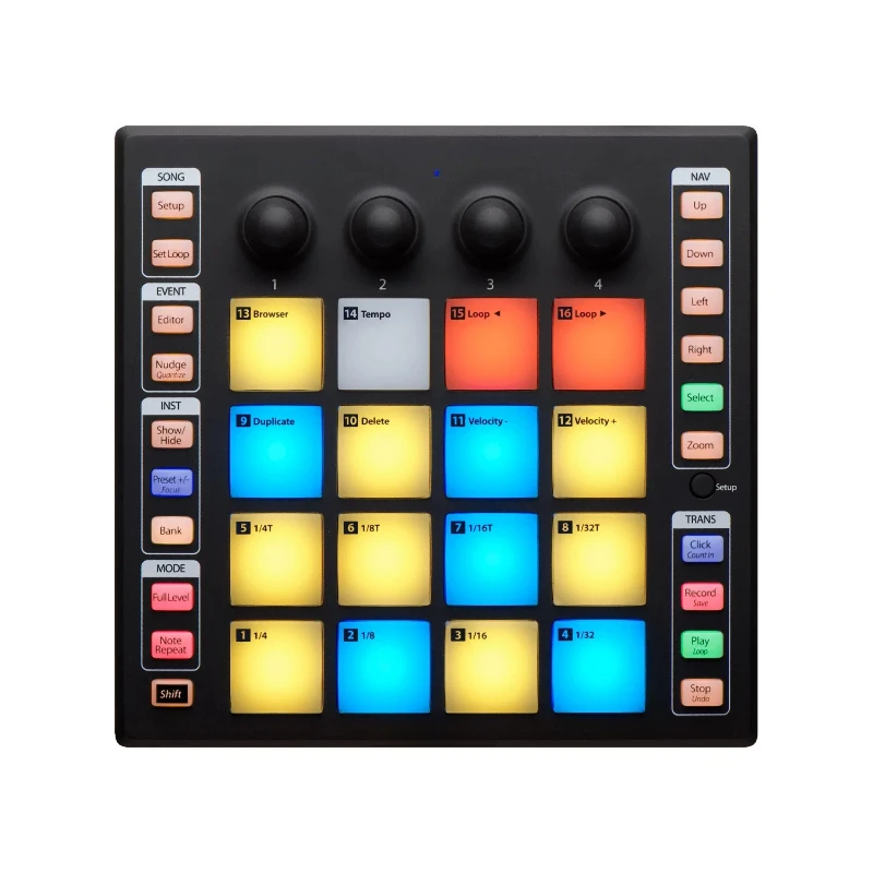 SQ MIDI Keyboard DJ Controller Percussion Pad
SQ MIDI Keyboard DJ Controller Percussion Pad