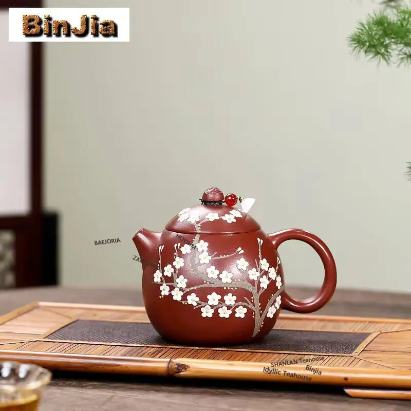 300ml Exquisite Yixing Purple Clay Teapots Handmade Dragon Egg Pot Raw Ore Dahongpao Mud Kettle Chinese Zisha Tea Set Tableware
300ml Exquisite Yixing Purple Clay Teapots Handmade Dragon Egg Pot Raw Ore Dahongpao Mud Kettle Chinese Zisha Tea Set Tableware