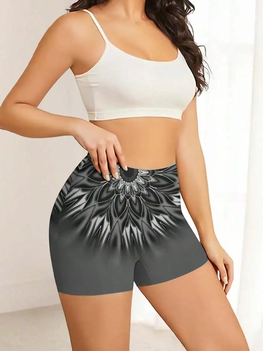 Women Summer Sport Shorts Abstract Floral Athletic Shorts Modern Geometric Design Black Lightweight Comfort Tee Casual Yoga
Women Summer Sport Shorts Abstract Floral Athletic Shorts Modern Geometric Design Black Lightweight Comfort Tee Casual Yoga
