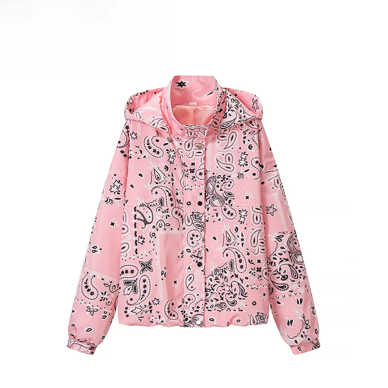 Spring 2026 Fashion Floral Print Jacket Street Style Women's Long Sleeve Windbreaker Coat Polyester Fiber Zipper Closure Regu...
Spring 2026 Fashion Floral Print Jacket Street Style Women's Long Sleeve Windbreaker Coat Polyester Fiber Zipper Closure Regu...