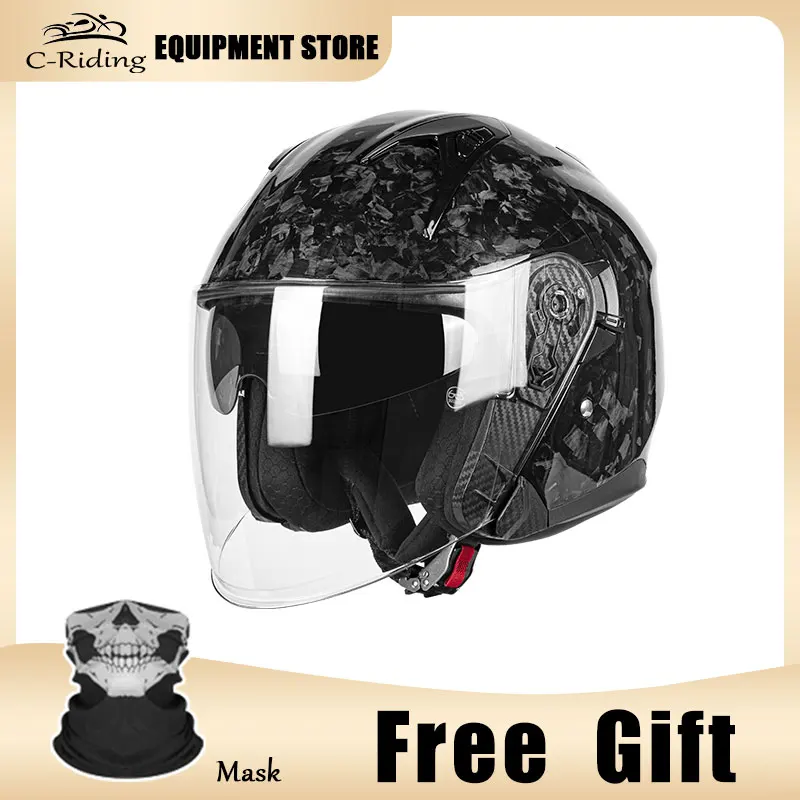 Винтажный мотоциклетный шлем из кованого углеродного волокна 3/4 с открытым лицом, одобренный DOT, легкий, прочный для городских поездок и поездок на отдых
Винтажный мотоциклетный шлем из кованого углеродного волокна 3/4 с открытым лицом, одобренный DOT, легкий, прочный для городских поездок и поездок на отдых