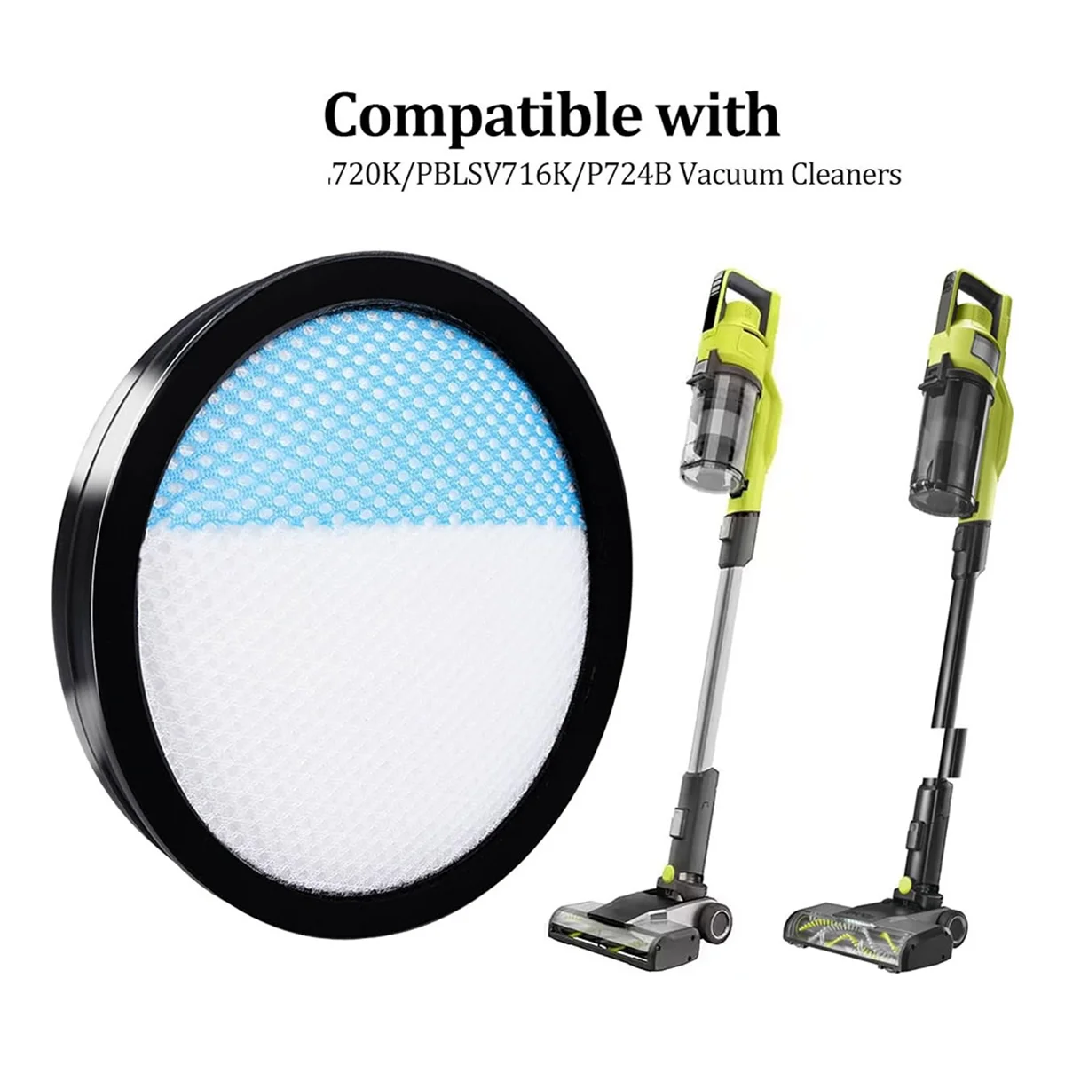 HIWS Vacuum Cordless 18v Filter Replacement Filter Replacement for 18V +Cordless Stick Vacuum PBLSV716KPBLSV716B
HIWS Vacuum Cordless 18v Filter Replacement Filter Replacement for 18V +Cordless Stick Vacuum PBLSV716KPBLSV716B