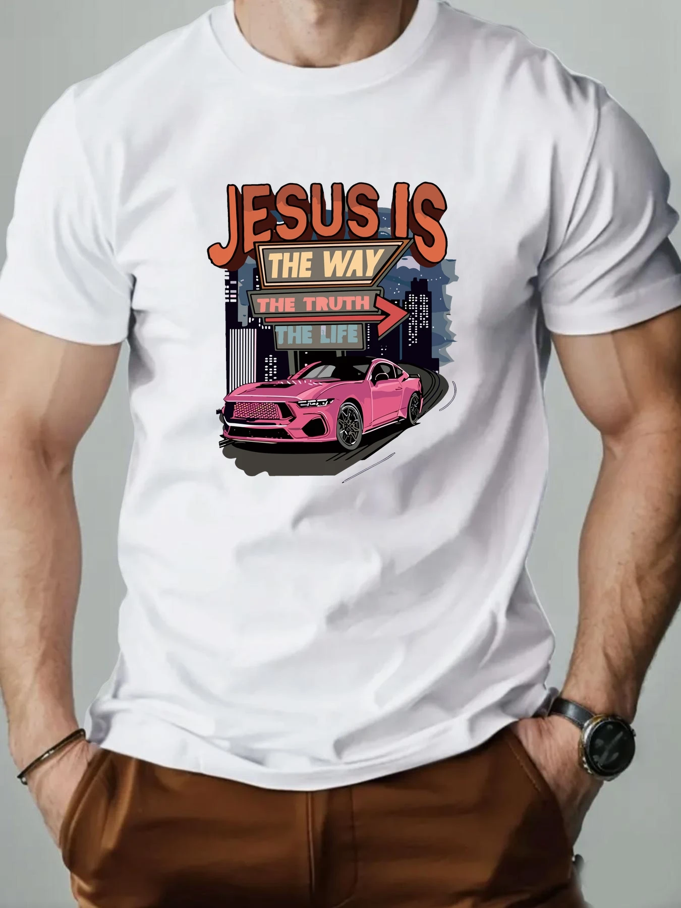 T-Shirt Men 100% Cotton Sports Car Cartoon Print Summer Round Neck Breathable Oversized Tee Casual Fashion High quality Clothing
T-Shirt Men 100% Cotton Sports Car Cartoon Print Summer Round Neck Breathable Oversized Tee Casual Fashion High quality Clothing