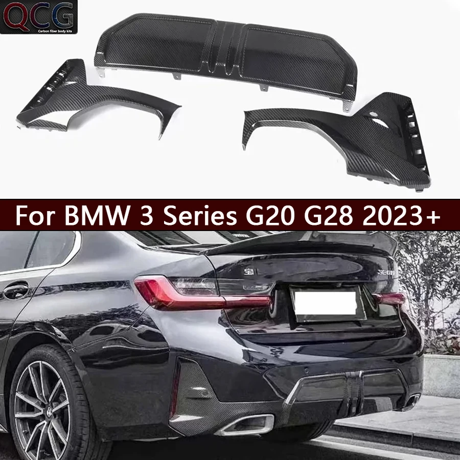 For BMW 3 Series G20 G28 2023+ Carbon Fiber Back lip Car Rear Bumper Diffuser Rear Splitters Spoiler Car Accessories body kit
For BMW 3 Series G20 G28 2023+ Carbon Fiber Back lip Car Rear Bumper Diffuser Rear Splitters Spoiler Car Accessories body kit