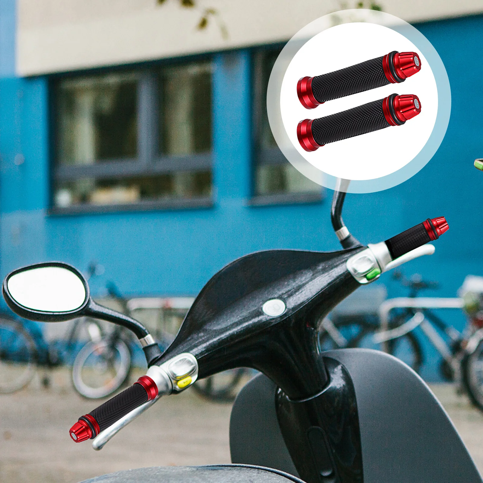 1 Pair Motorcycle Handlebar Grips Universal Anti-Slip Motorbike Hand Grip Cover Durable Handle Bar End Protector Motorcycle
1 Pair Motorcycle Handlebar Grips Universal Anti-Slip Motorbike Hand Grip Cover Durable Handle Bar End Protector Motorcycle