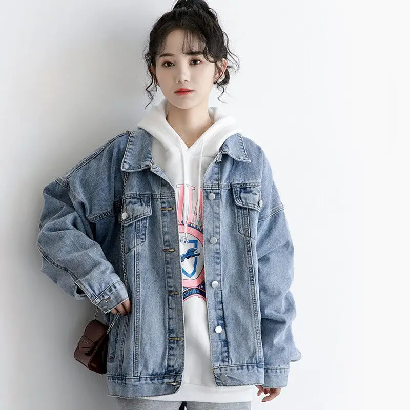 Denim Coats Women Vintage Jacket Washed Autumn 2026 Outerwear Single Breasted Turn Down Collar Pockets Streetwear Jackets
Denim Coats Women Vintage Jacket Washed Autumn 2026 Outerwear Single Breasted Turn Down Collar Pockets Streetwear Jackets