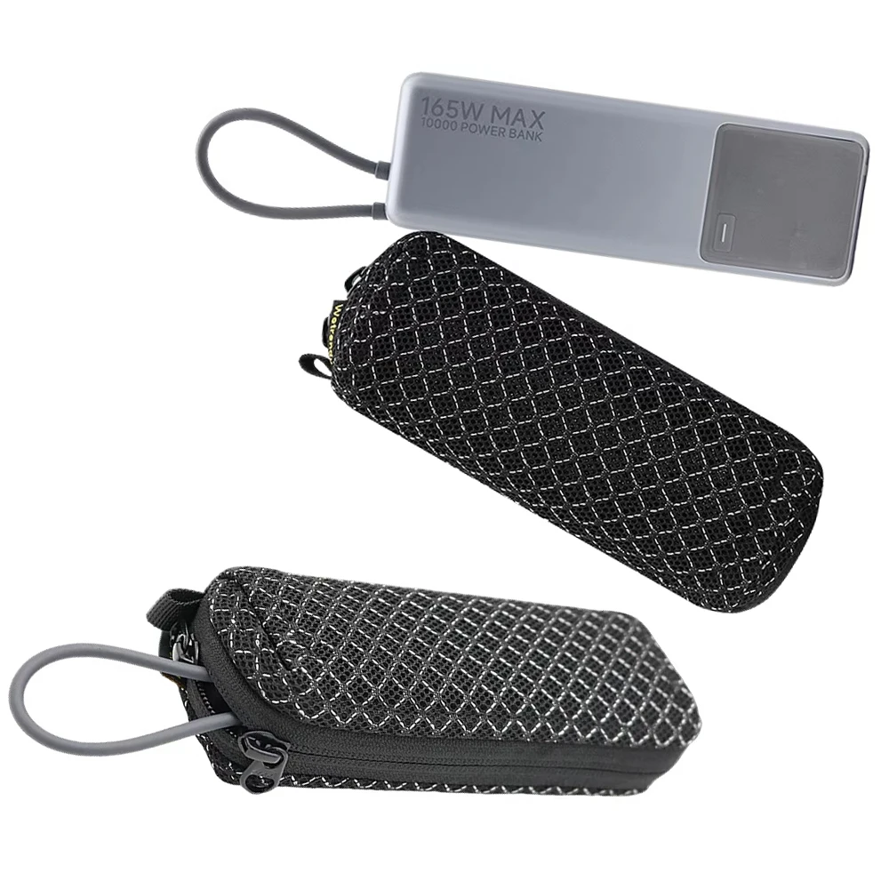 Portable Pouch for Xiaomi PB1165MI Power Bank 10000mAh 165W with Carabiner Breathable Fabric Dual Zipper Carrying Case Black
Portable Pouch for Xiaomi PB1165MI Power Bank 10000mAh 165W with Carabiner Breathable Fabric Dual Zipper Carrying Case Black