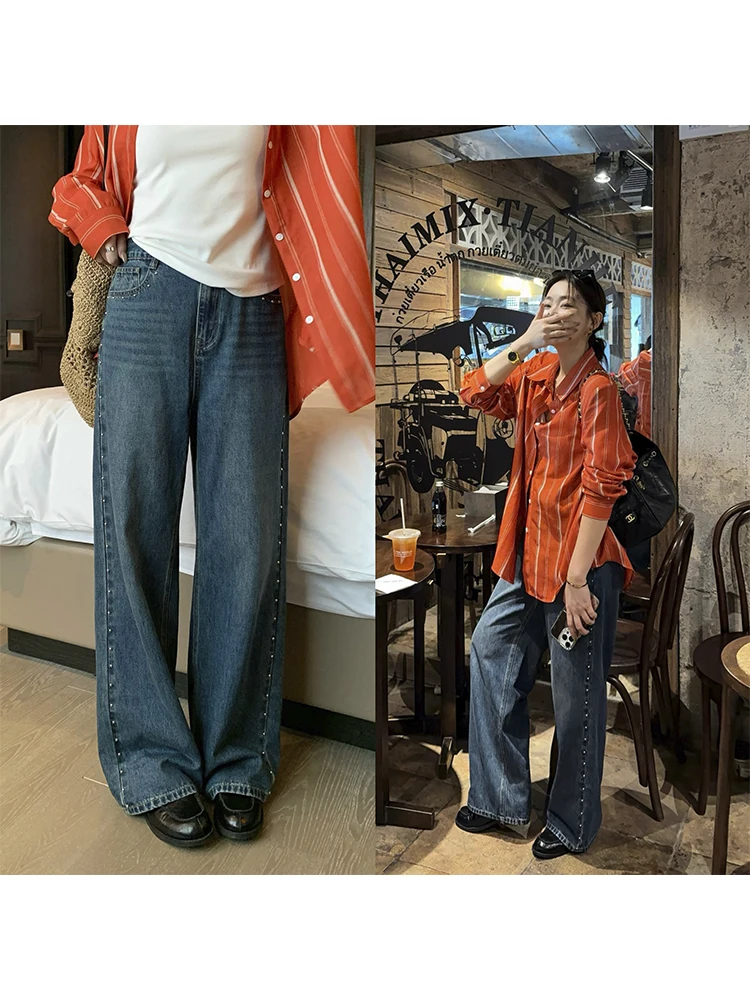 High Waist Wide Leg Cyber Jeans plus Size Women's Long Pants Retro Style Cotton Straight Cut Stretchable plus Size Sister
High Waist Wide Leg Cyber Jeans plus Size Women's Long Pants Retro Style Cotton Straight Cut Stretchable plus Size Sister