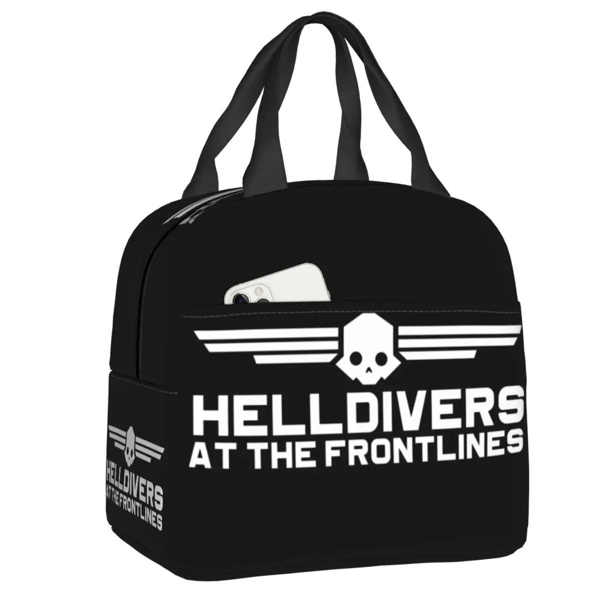 Игры для стрельбы на заказ, изолированная сумка для обеда Helldiverss для женщин, портативный термохолодильник, сумка для обеда, детская школьная сумка
Игры для стрельбы на заказ, изолированная сумка для обеда Helldiverss для женщин, портативный термохолодильник, сумка для обеда, детская школьная сумка