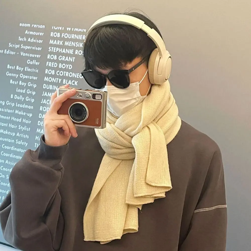 High Quality Solid Color Men Wool Scarf Soft Long Winter Cashmere Scarf Knitted Simple Coldproof Scarf Males
High Quality Solid Color Men Wool Scarf Soft Long Winter Cashmere Scarf Knitted Simple Coldproof Scarf Males