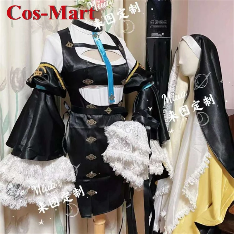 Cos-Mart, горячая игра, синий архив, костюм для косплея Wakaba, модная униформа монахини, одежда для ролевых игр, одежда на заказ
Cos-Mart, горячая игра, синий архив, костюм для косплея Wakaba, модная униформа монахини, одежда для ролевых игр, одежда на заказ