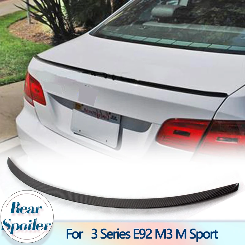 Спойлер заднего багажника автомобиля, крылья для BMW 3 серии E92 335i Coupe 2008-2011, гоночная задняя крышка багажника из углеродного волокна, спойлер для губ
Спойлер заднего багажника автомобиля, крылья для BMW 3 серии E92 335i Coupe 2008-2011, гоночная задняя крышка багажника из углеродного волокна, спойлер для губ