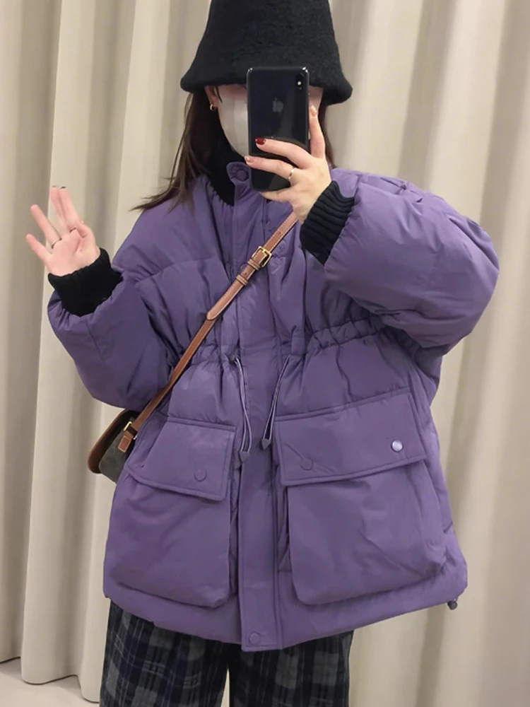 Модная универсальная вязаная куртка из хлопка с наполнителем для женщин, новая зимняя модель, с цветовыми блоками, длинными рукавами, воротником-стойкой, средней длины
Модная универсальная вязаная куртка из хлопка с наполнителем для женщин, новая зимняя модель, с цветовыми блоками, длинными рукавами, воротником-стойкой, средней длины