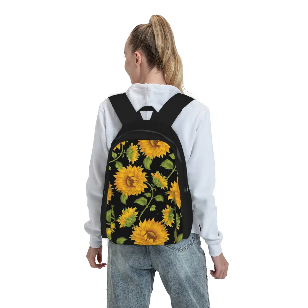 Sunflower Backpack Student BookBag Kids School Bag Computer Shoulder Bags for Men Women
Sunflower Backpack Student BookBag Kids School Bag Computer Shoulder Bags for Men Women