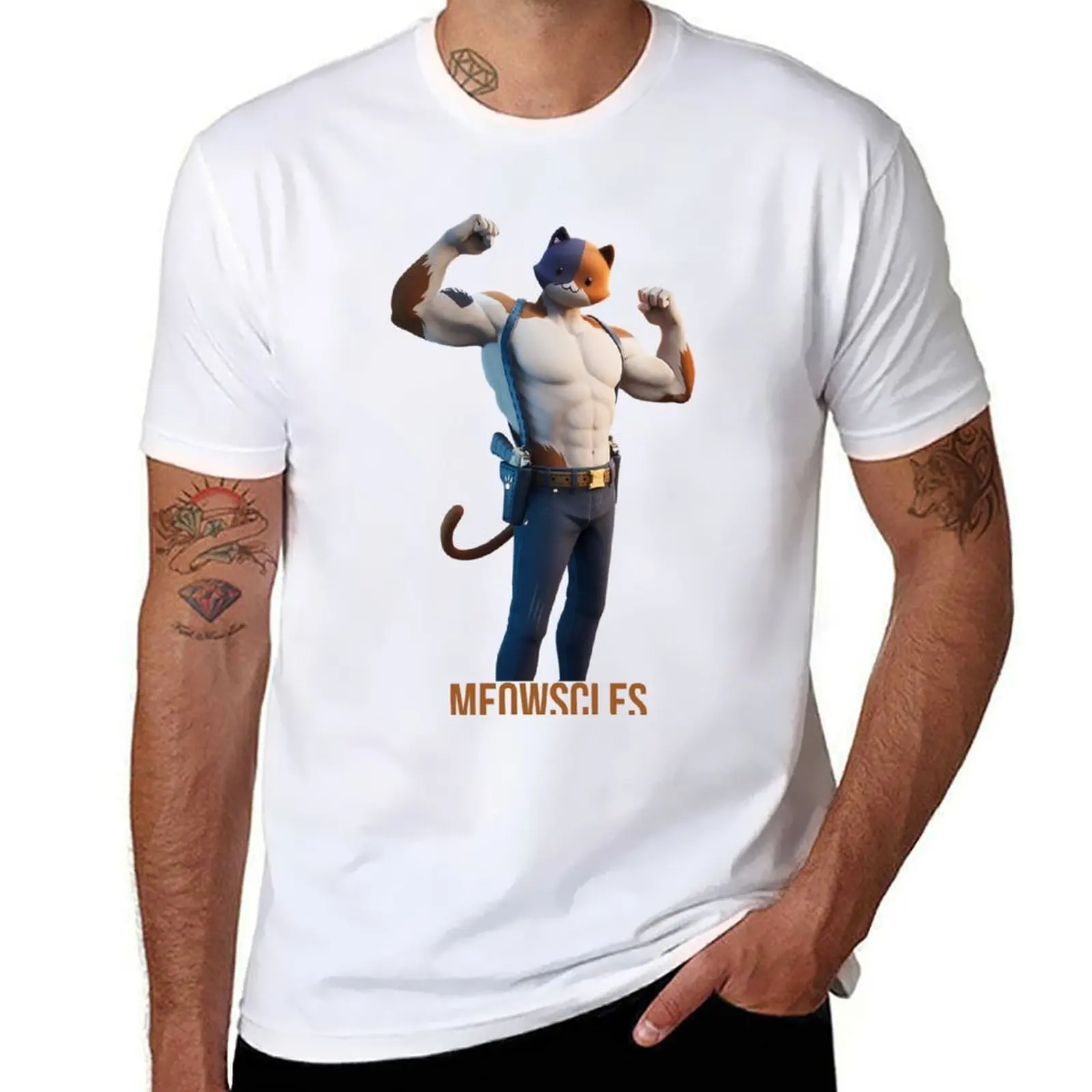 Meowscles T-Shirt t shirt personalised man t shirts for men casual man t shirts graphic T-shirt
Meowscles T-Shirt t shirt personalised man t shirts for men casual man t shirts graphic T-shirt