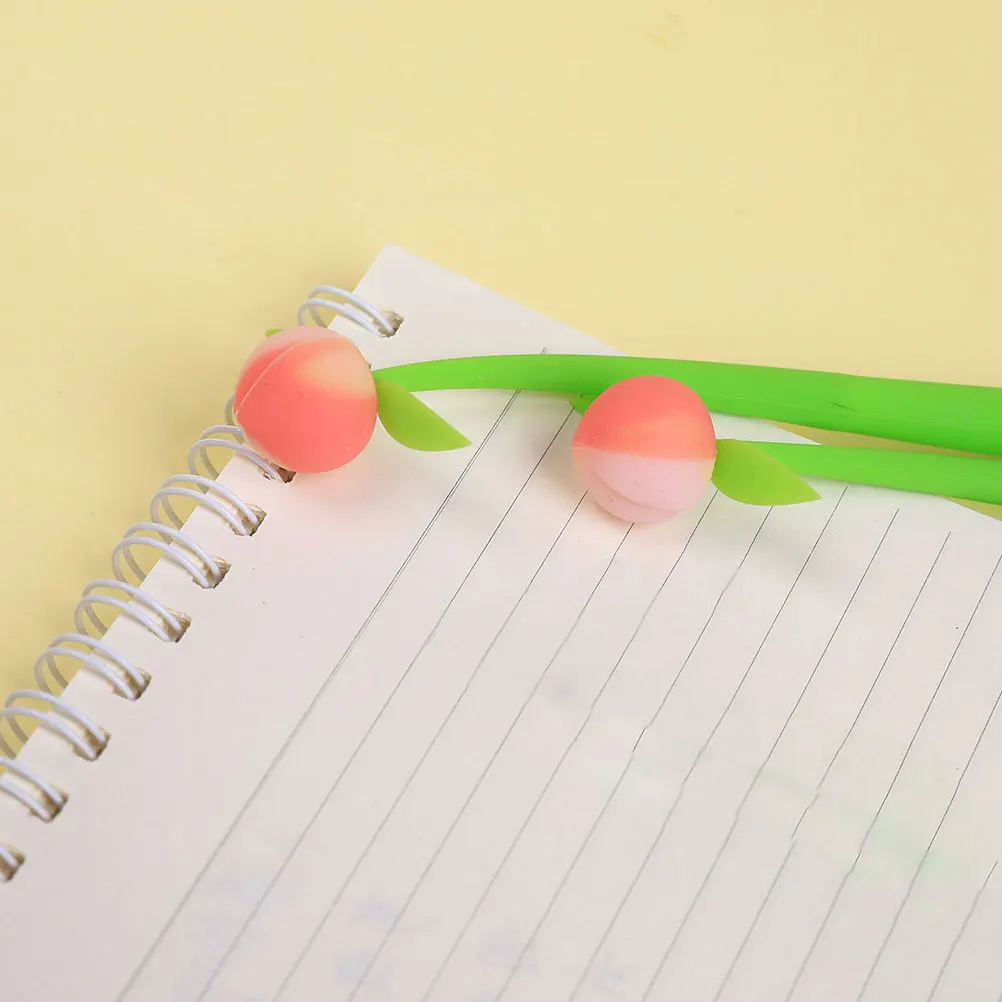 2pcs Peach Ballpoint Pens Fruit Design Gel Ink Novelty Pens For Students Office Stationery Smooth Writing Signature Pen
2pcs Peach Ballpoint Pens Fruit Design Gel Ink Novelty Pens For Students Office Stationery Smooth Writing Signature Pen