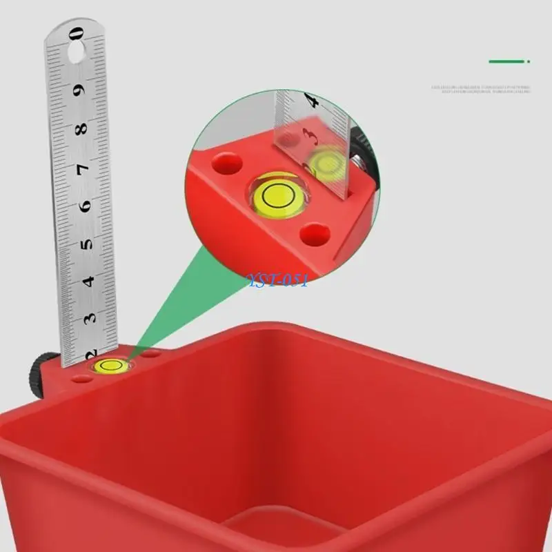 E15A Bubble Level Ruler Box Horizontal Line Measuring Tool Tiling Tool Leveling Tool Double Scale Floor Construction Gadget
E15A Bubble Level Ruler Box Horizontal Line Measuring Tool Tiling Tool Leveling Tool Double Scale Floor Construction Gadget