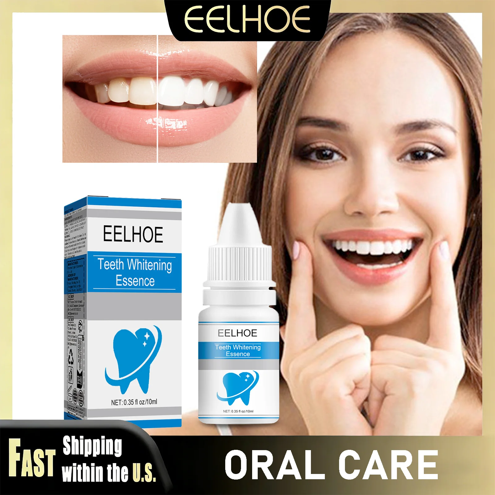 EELHOE Rapid Repair Clean Gums Serum Effectively Relieve Tooth Allergy Teeth Brightening Essence Fresh Breath Oral Hygiene Care
EELHOE Rapid Repair Clean Gums Serum Effectively Relieve Tooth Allergy Teeth Brightening Essence Fresh Breath Oral Hygiene Care