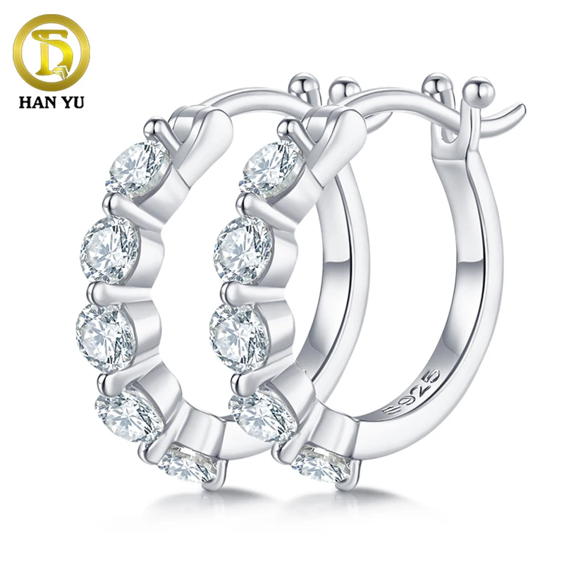Серьги-кольца HanYu Luxe D VVS из серебра 925 пробы с муассанитом и покрытием из 18-каратного золота
Серьги-кольца HanYu Luxe D VVS из серебра 925 пробы с муассанитом и покрытием из 18-каратного золота