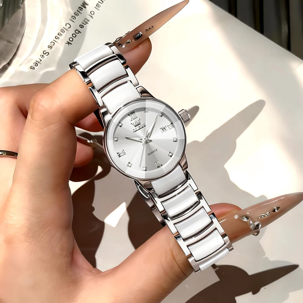 OLEVS New Women Watch Fashion Creative Ceramic Watch Women Casual Sport Waterproof Watches Quartz Clock Gift Montre Femme
OLEVS New Women Watch Fashion Creative Ceramic Watch Women Casual Sport Waterproof Watches Quartz Clock Gift Montre Femme