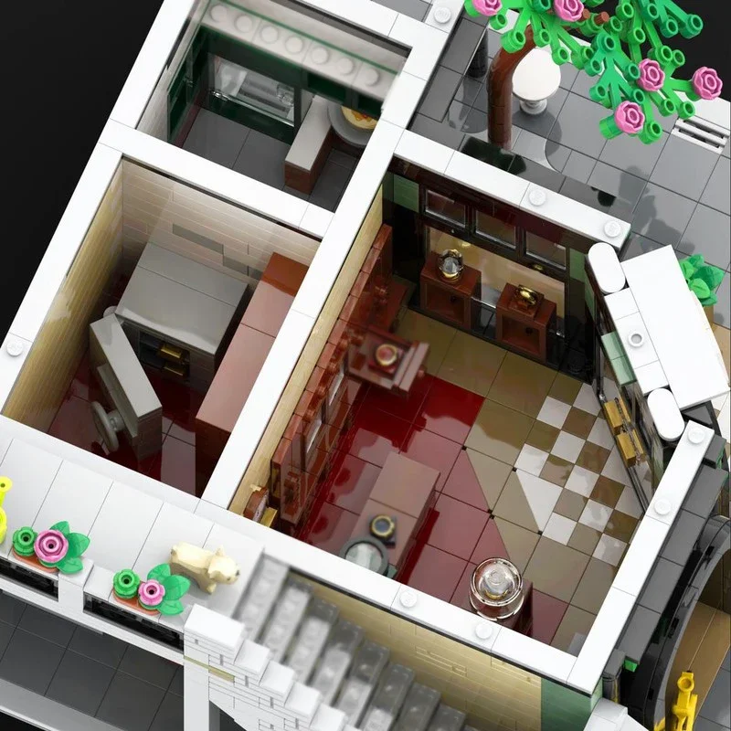Moc Building Bricks Townhouse with Jeweler and Pancake House Model Technology Modular Block Toys DIY Assembly Christmas Gifts
Moc Building Bricks Townhouse with Jeweler and Pancake House Model Technology Modular Block Toys DIY Assembly Christmas Gifts