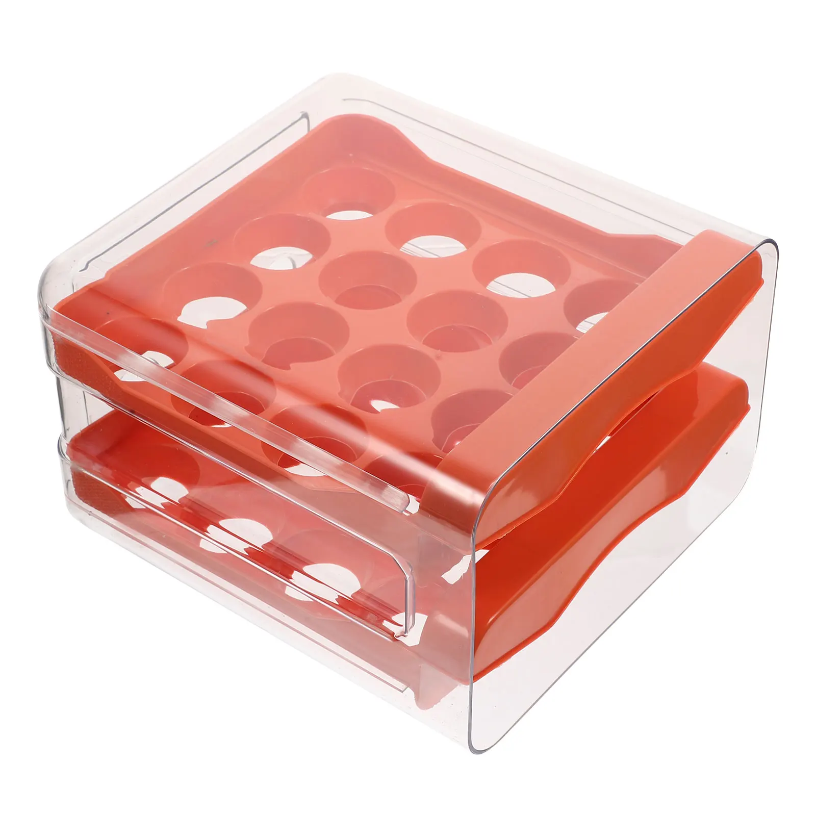 Thickened Reusable Egg Box Double Layer Organizer Refrigerator Storage Preserved Duck Eggs Household Plastic Egg Drawer
Thickened Reusable Egg Box Double Layer Organizer Refrigerator Storage Preserved Duck Eggs Household Plastic Egg Drawer