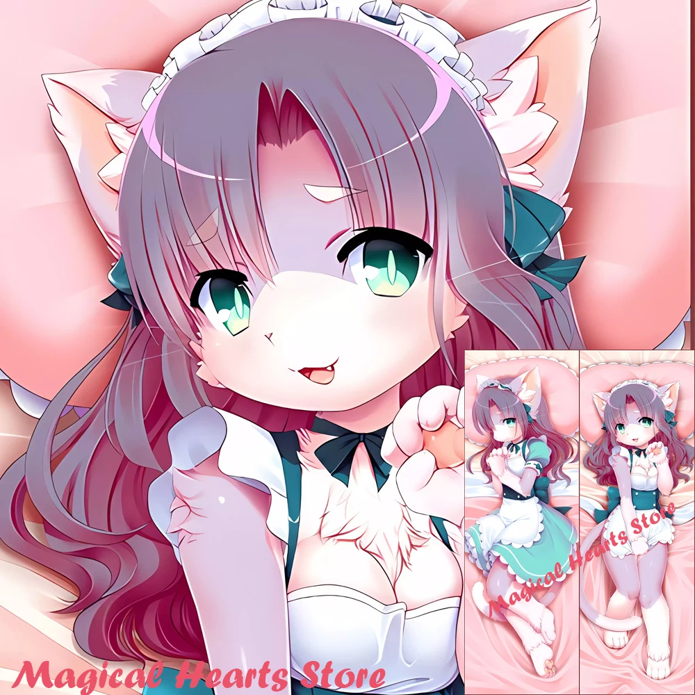 Dakimakura Anime Furry Cat girl Double-Sided Print Life-size Body Pillow Cover Pillowcase
Dakimakura Anime Furry Cat girl Double-Sided Print Life-size Body Pillow Cover Pillowcase