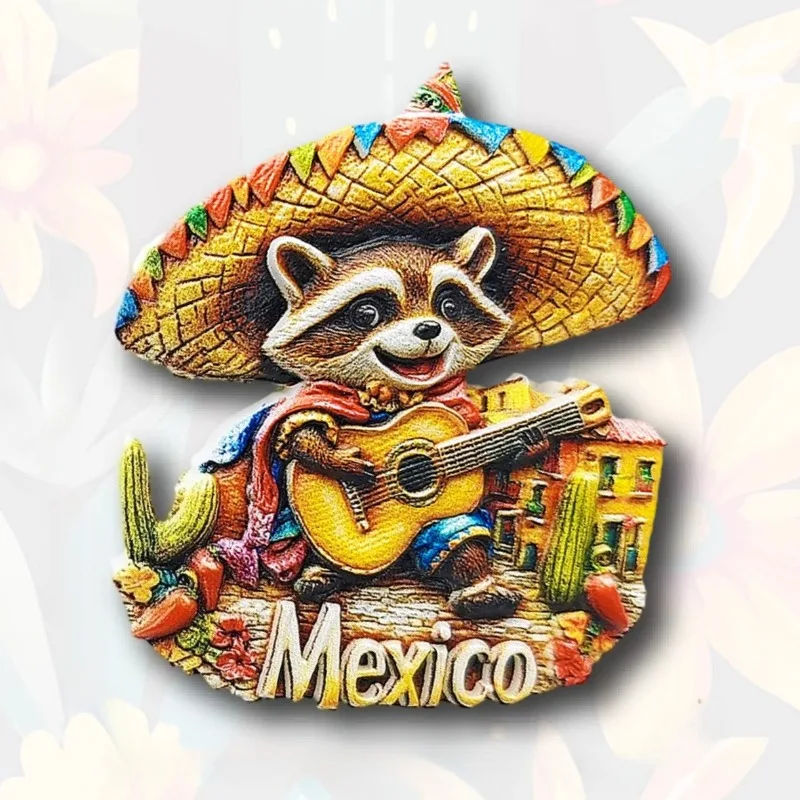 Mexico Refrigerator Stickers Travelling Souvenirs Guitar Raccoon Fridge Magnets Home Decoration Wedding Gifts
Mexico Refrigerator Stickers Travelling Souvenirs Guitar Raccoon Fridge Magnets Home Decoration Wedding Gifts