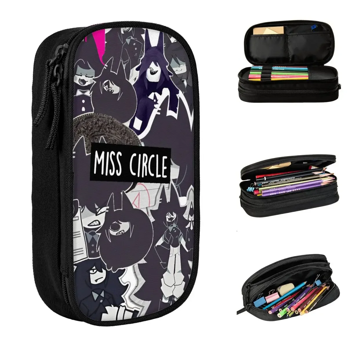 Miss Circle Pencil Case Lovely Pen Bags Girls Boys Large Storage Office Gift Pencil Box
Miss Circle Pencil Case Lovely Pen Bags Girls Boys Large Storage Office Gift Pencil Box
