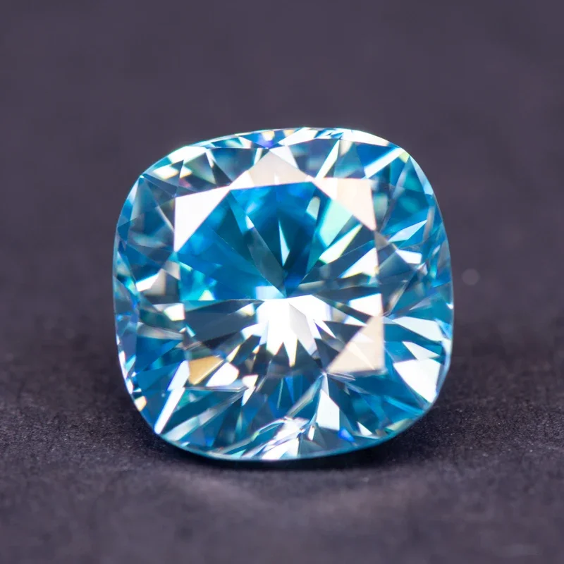 Moissanite Gemstone Cushion Cut Aquamarine Color Lab Grown Diamond for Charms Woman DIY Jewelry Making with GRA Certificate
Moissanite Gemstone Cushion Cut Aquamarine Color Lab Grown Diamond for Charms Woman DIY Jewelry Making with GRA Certificate