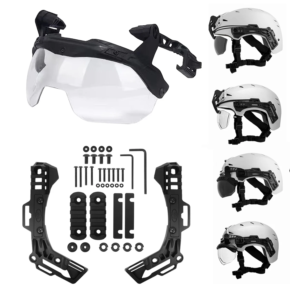 New Tactical Helmet Rail Goggles Multi-Angle Adjustable Goggles Helmet Rail Fishbone Module Accessories for Wendy Airsoft Helmet
New Tactical Helmet Rail Goggles Multi-Angle Adjustable Goggles Helmet Rail Fishbone Module Accessories for Wendy Airsoft Helmet