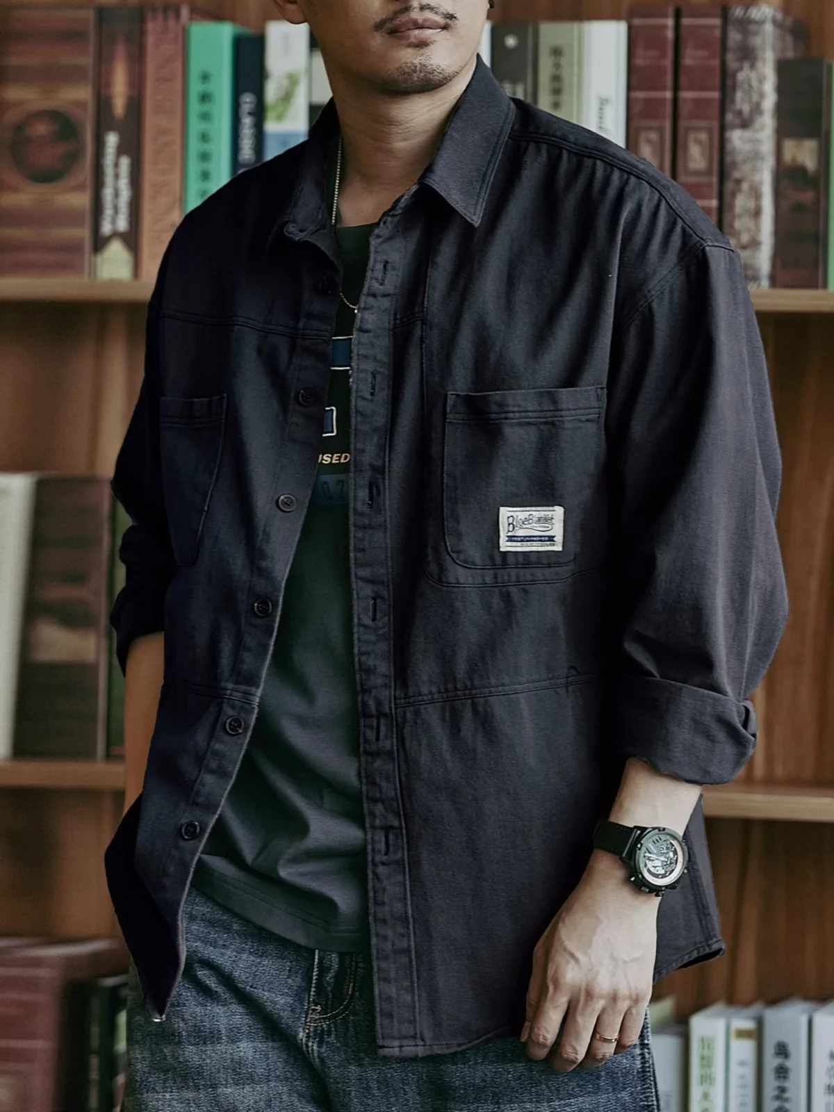 Loose Fit Long Sleeve Men's Workwear Shirt Heavyweight Casual Coat Autumn Winter Large Size 300 Pounds American Retro Style
Loose Fit Long Sleeve Men's Workwear Shirt Heavyweight Casual Coat Autumn Winter Large Size 300 Pounds American Retro Style