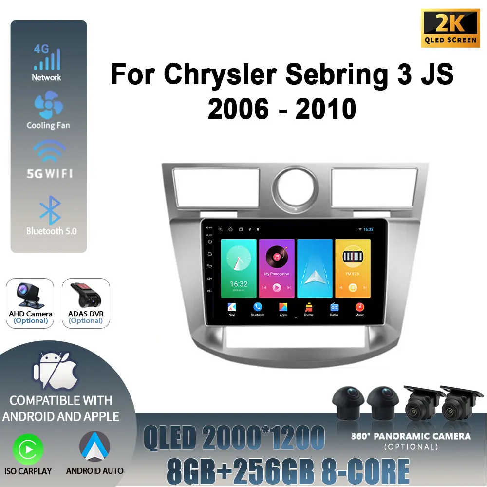 Android 14 Car Radio Multimedia Navigation Player WIFI For Chrysler Sebring 3 JS 2006-2010 Wireless Carplay Stereo Screen 2DIN
Android 14 Car Radio Multimedia Navigation Player WIFI For Chrysler Sebring 3 JS 2006-2010 Wireless Carplay Stereo Screen 2DIN